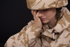 Distraught Female Soldier - 11-12-15